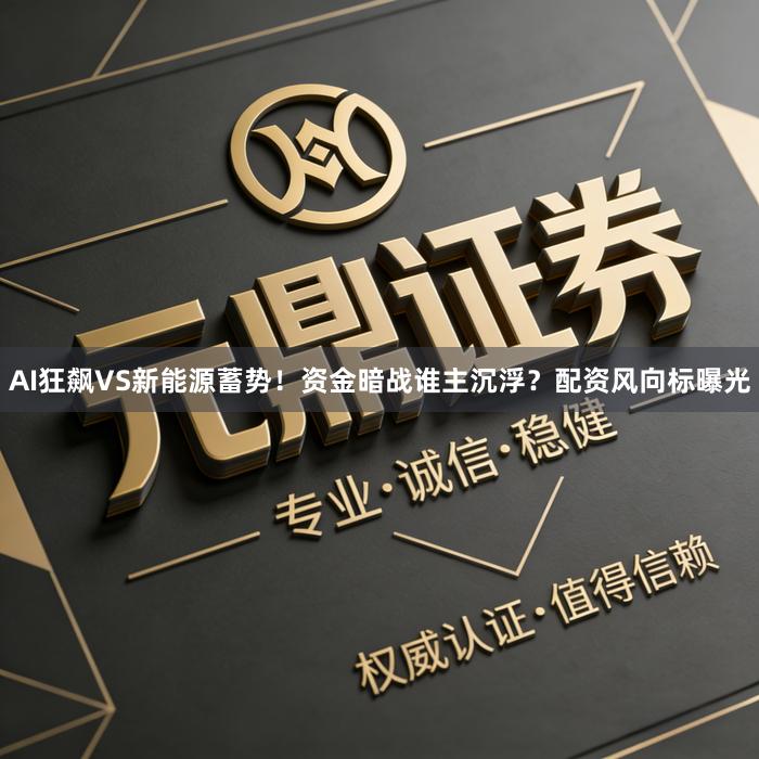 AI狂飙VS新能源蓄势！资金暗战谁主沉浮？配资风向标曝光