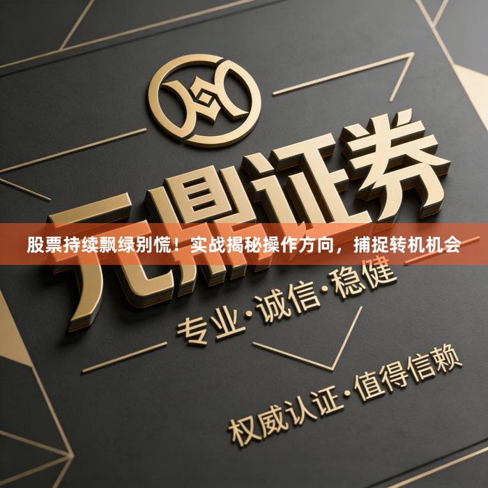 股票持续飘绿别慌！实战揭秘操作方向，捕捉转机机会