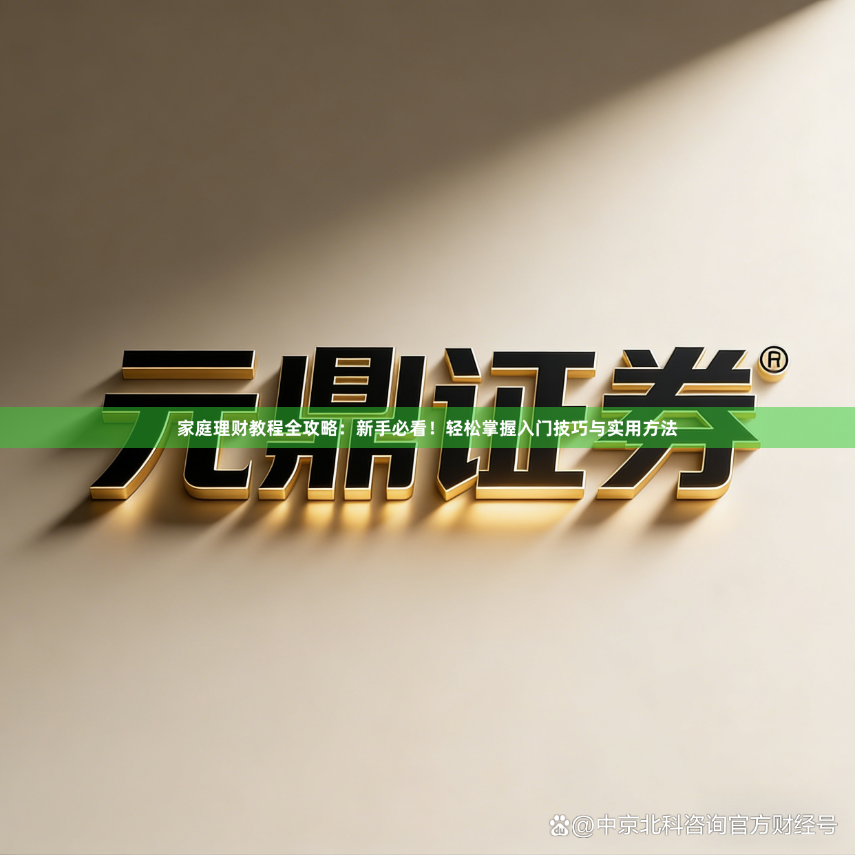 家庭理财教程全攻略：新手必看！轻松掌握入门技巧与实用方法